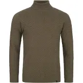 INDICODE JEANS Trui 'Saini' donkergroen