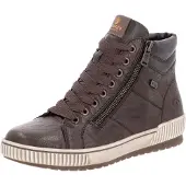 Remonte Sneakers hoog donkerbruin