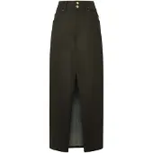Pepe Jeans Rok donkerbruin / goud