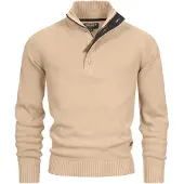INDICODE JEANS Trui ' INIsalu ' beige
