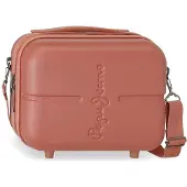 Pepe Jeans Dames Oranje harde toilettas (OSFA), Casual, ABS/polycarbonaat PL031380