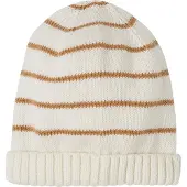 Vertbaudet Babyset pakje en muts van gestreept tricot hazelnoot
