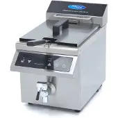 Maxima Frituurpan - 8 L - 1 Mand - Inductie - met Tapkraan