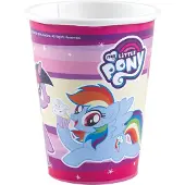 My Little Pony drinkbekers - 8x stuks - 250 ml - unicorn - wegwerp bekertjes - kinderfeestje