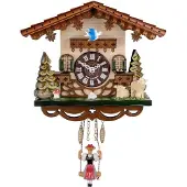 Engstler - 0174 SQ - Wandklok met schommel - Quartz