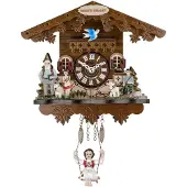 Engstler - 1783 SQ - Wandklok met schommel - Quartz