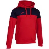 Joma Crew V Hoodie Rood,Blauw 7-8 Years Jongen
