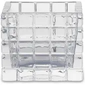 Louise Roe City Light 1 Kaarshouder Doorzichtig - Kandelaars Mondgeblazen Glas Clear - 10503-1-11