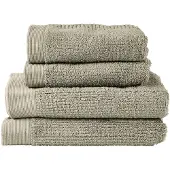 Zone Denmark Handdoekenset Towels Classic Eucalyptus (Set van 4)