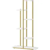 Leobert Plantenstandaard - 6 niveaus - marmer - 60x24x113 cm