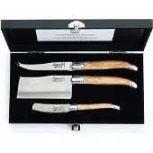Laguiole Kaasmes Luxury Line Eikenhout (3-Delig)