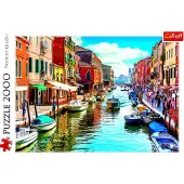 Trefl puzzel 2000 stukjes - Murano eiland Venetië premium kwaliteit.
