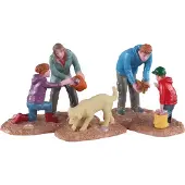 Lemax Looking for seashells set of 3 kerstfiguur