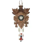 Engstler - 0127 SQ - Wandklok met schommel - Quartz