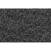 Hamat Spaghetti Deurmat / Krulmat - 120 x 80 cm - Zwart Ideaal voor horeca, stal. Vuilwerend , duurzaam en perfect op maat !!