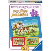Ravensburger Mijn dierenvriendjes - My First puzzels - 3x6 stukjes - kinderpuzzel