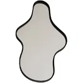 Giga Meubel Spiegel Dory Organisch Zwart 90cm