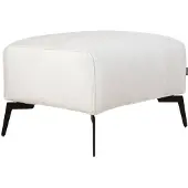 Livin24 Scandinavische hocker Vegas off white stof gemêleerd
