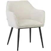 Bronx Eetkamerstoel Ciara linnen off white