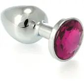 Rimba - Buttplug KLEIN met kristal, massief (unisex)