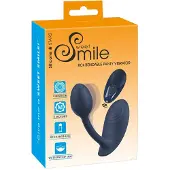 Sweet Smile Bendable Panty Vibrator - Buigbare Gspot Inleg Vibrator met Gelijktijdige stimulatie Intern en Extern 14 cm