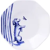 Heinen Delfts Blauw Theezakhouder Nhaan Blauw / Wit D 9 H 1 Cm