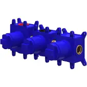 Ivy Aia Algemeen Inbouwbox t.b.v. inbouw thermostaat met 2 stopkranen symmetry Donker blauw
