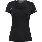 Babolat Play Cap Sleeve Top Women Black/Black | Maat XS