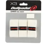 Bullpadel Comfort Padel Overgrip Wit 3-Pack