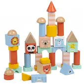 Eurekakids Wilde Houten Bouwstenen