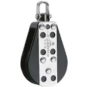 Harken 2.25´´ Single Pulley Zwart