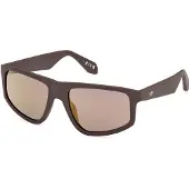 Max Mara Zonnebril OR0108 55/18/140 Donkerbruin Geïntroduceerd UNISEX OR0108