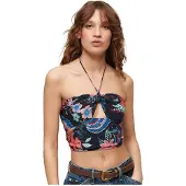 Superdry Crop Cut Out Top Zonder Mouwen