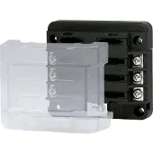 Talamex Modular Fuseblock 6p Zwart