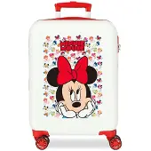 Disney Disneyvoor meisjes. 2611721 Cabinekoffer Minnie Diva wit, rood -38x55x20cm (OSFA), Casual, ABS/polycarbonaat, kinderkleding