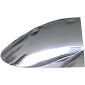 Tessilmare Stainless Steel Radial Profile End Cap Zilver 40 mm