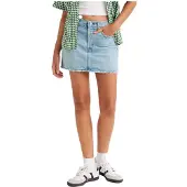 Levi's Icon Skirt Front And Center Maat: W23 | Mini Rokken Outlet | Dames | Blauw
