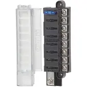 Blue Sea Systems St Blade Compact 5046 8 Circuits Fuse Block Transparant