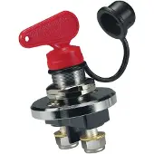 Quick Italy Brass Battery Switch Zilver 68 mm