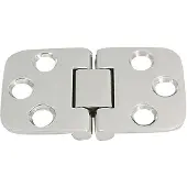 Marine Town Stainless Steel Hinge With Stop 70x40x2 Mm Zilver