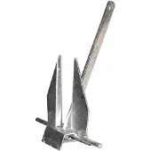 Nantong Five-wood Danforth Anchor Zilver 10 kg
