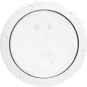 Beckson Marine Smooth Screw-out Deck Plate 8´´ Wit