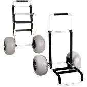 Bad Bass Logo Surfcasting Cart Zilver
