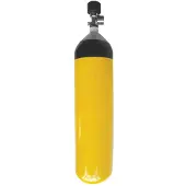 Lalizas Spare Compressed Air Cylinder 6l&valve 300bar Geel