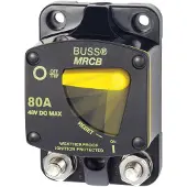 Blue Sea Systems Thermal Circuit Breaker Switch 80a Zwart