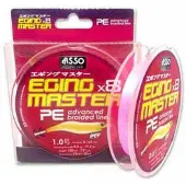 ASSO 8x Eging Master 120 M Braided Line Transparant 0.165 mm