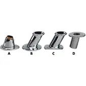 Exalto 17040 Flag Pole Support Zilver 25 mm