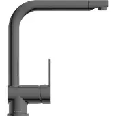 Schutte Rio Design Keukenkraan - Mengkraan - Hoge, Draaibare Uitloop - Zijdelingse Greep - Gunmetal-look
