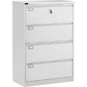 Fromm & Starck Metalen archiefkast - 132 cm - 4 laden
