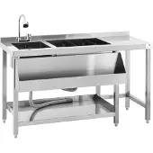 Royal Catering Cocktailstation - met ijsemmer en flessenhouder -